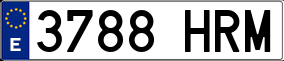 Truck License Plate